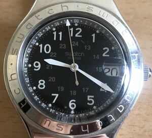 282-0032 swatch スウォッチ IRONY メンズ腕時計　金属ベルト　クオーツ　電池切れ　動作未確認