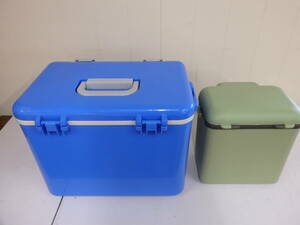 中古品　Ice Box　アイスボックス　レジャー　アウトドア　クーラーボックス　保冷器具　　　∞１８