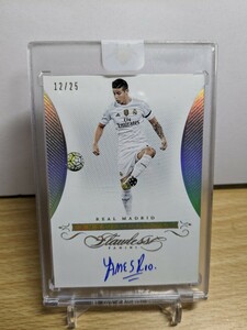 【ハメス・ロドリゲス / James Rodriguez】直筆サインカード◆2015-16 Panini Flawless Pitch Perfect Silver Auto /25 On Card◆レアル