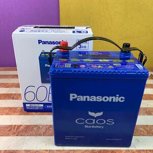 Panasonic パナソニック CAOS カオス60B19L/C7 348CCA 廃棄カーバッテリー無料回収　パルス充電済み　バッテリーチェッカー有料にて同梱