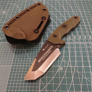 HX OUTDOORS MERCENASIES TACTICAL KNIFE /HX ナイフ、 フルタング 、D2ステンレス、 カイデックスシース 、サバイバルナイフ