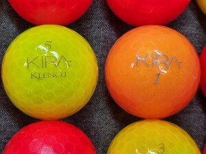 ロストボール　Kasco キャスコ　KIRA 　CRYSTAL/KLENOT/DIAMOND 　ホワイト&カラー　30個