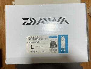 送料無料　未使用処分　ダイワ　タイトフィットソルトクロロプレンウェーダー　SW-4501C-T Lサイズ　25.5～26cm フェルトスパイク