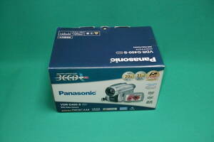 ☆美品☆Panasonic 8cm DVDビデオカメラ『 VDR-D400 S 』付属品一式《実写撮影確認済み》