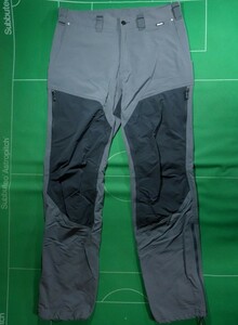 ▲旧ロゴ HAGLOFS ホグロフス ソフトシェル MID FLEX ミッドフレックスパンツ グレー/ブラック S（JP-M） 美品!!!▲