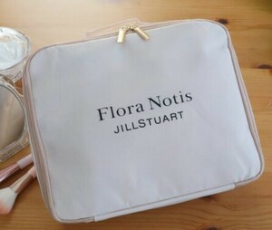 即決　送料無料　未開封品　ゼクシィ １月号付録 　Flora Notis ジルスチュアート　マチ付きBIGコスメポーチ