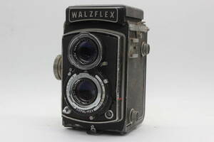 【訳あり品】 Walzflex 日東光学 Kominar 7.5cm F3.5 二眼カメラ s2242