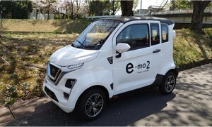 電気自動車（原付4輪） ミニカー登録 e-mo2　走行距離415KM 、EV車、レンジエクステンダー搭載モデル（中古）
