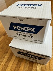 新品　未開封　FOSTEX　FF165WK　２個セット　2024年3月5日購入　購入証票つき