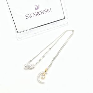 SWROVSKI スワロフスキー 三日月 ネックレス 正規品