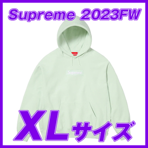 1986　Supreme Box Logo Hooded Sweatshirt(Light Green)XLサイズ /シュプリーム ボックスロゴ パーカー ライトグリーン XL 2023FW
