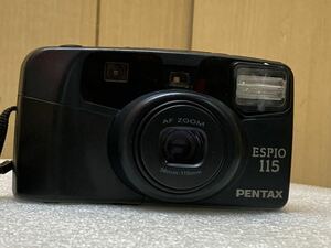 HY1213 ペンタックス PENTAX ESPIO 115 AF ZOOM 38-115mm コンパクトカメラ フィルムカメラ　通電確認済　シャッターOK フラッシュOK 