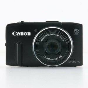 1円～ Canon キヤノン コンパクトデジタルカメラ PowerShot SX280 HS PC1886　【電源ONのみ確認】