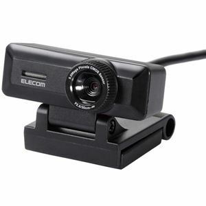 【新品】エレコム 高精細FullHD対応500万画素Webカメラ UCAM-C750FBBK 1台