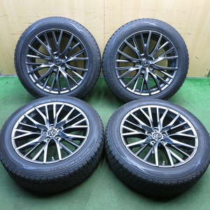 *送料無料* センサー付 バリ溝 綺麗★レクサス RX450h Fスポーツ 純正 235/55R20 スタッドレス ダンロップ SJ8 PCD114.3/5H★4021604KKス