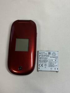 富士通 Docomo F-07A らくらくホン ベーシック2 レッド　　　　　im4232