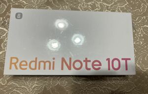 新品　未開封　Redmi Note 10T 5G ブルー　SIMフリー版 (キャリア版ではありません)