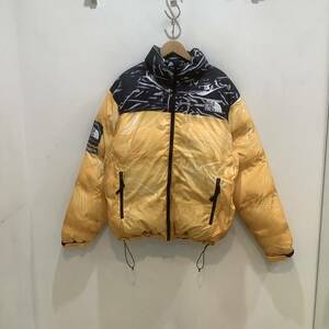 SUPREME シュプリーム　2023S/S ND02300I The North Face Trompe Loeil Printed Nuptse Jacket ルイユプリント　サイズL イエロー　661199