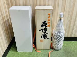 H5807 【未開栓】 森伊蔵酒造 かめ壷焼酎 本格焼酎 森伊蔵 芋焼酎 1.8L 1800mL 25度 木箱付