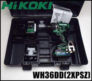 新品 ハイコーキ 36Vインパクトレンチ WR36DD(2XPSZ) マルチボルト 新型Bluetooth搭載蓄電池2個・充電器・ケース付 HiKOKI