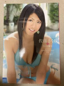 佐藤さくら (ミスマガジン2008/ミス週刊少年マガジン)　　1st写真集 『 さくら便り 』 サイン本 (テクニカルスタッフ 刊)