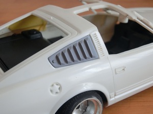 1/24 オリジナル タミヤ S130 280ZX クオーター ウインドールーバーカバー 旧車 族車 街道レーサー 族車 ヤマト hiro レジン