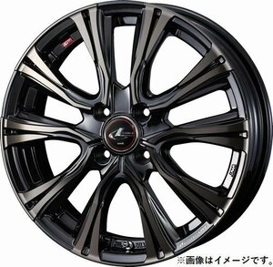 【個人宅発送可能】ウエッズ Weds 16X6.0J +42 4穴 PCD100 PBMC/TI ホイール 1本 LEONIS VR レオニス・ブイアール (41225)