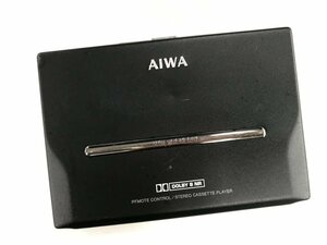 AIWA HS-PL55 ポータブルカセットプレーヤー アイワ◆ジャンク品 [4342W]