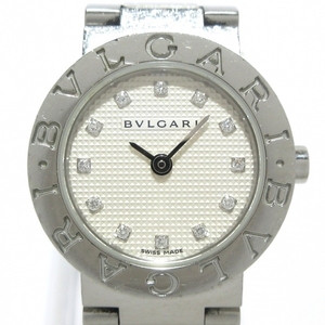 BVLGARI(ブルガリ) 腕時計 ブルガリブルガリ BB23SS / BB23WSS レディース SS/12Pダイヤインデックス/ギョーシェ文字盤 アイボリー