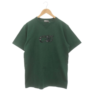 未使用品 ディオールオム Dior HOMME × Kenny Scharf 21AW Crossover Loose Short Tシャツ 半袖 クルーネック S 緑 グリーン /MI ■OS メ