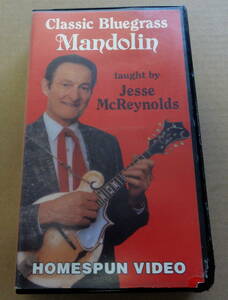 Classic Bluegrass Mandolin taught by Jesse McReynolds VHS ビデオ ブルーグラス カントリー音楽 マンドリン ジェシー・マクレイノルズ