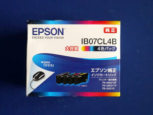 EPSON 純正インク「IB07CL4B/マウス 大容量 4色パック (2026年04月)【未開封】