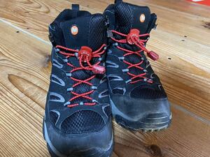 ★ 【MERRELL】 メレル MOAB 2 MID GORE-TEX モアブ２ミッドゴアテックス06061　*BLACK　サイズ:9H(27.5cm)　中古品★