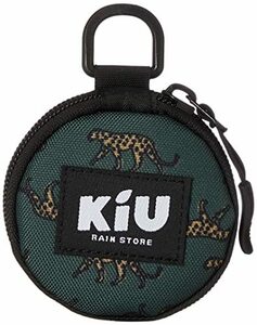 キウ(Kiu) KiU 小物入れ イヤホンケース はっ水 600D ラウンド ケース ポーチ レオパード 耐久性 K28