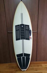 新古Chilli Surfboard　EPSストリンガーツインテック・５‘７“シングルフィン＋サイドFCS2　６チャンネル・特注品