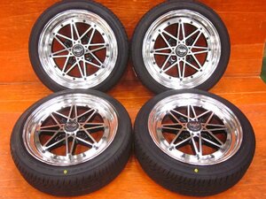 【Y4】新品セット☆WORK Equip 03 エクイップ 03 15インチ 5.5J +35 PCD100 4H GOODYEAR LS2000 HB2 165/50R15 軽自動車 ちょいハミ出し☆