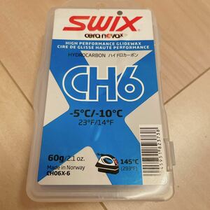 新品 SWIX CH6 WAX 60g スウィックス スキーワックス スノーボード/gallium ガリウム ホルメンコール マツモトワックス TOKO DOMINATOR