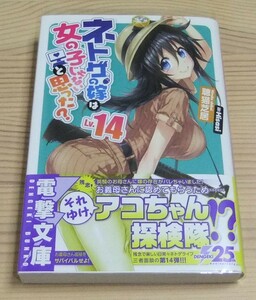 【未読美品】ネトゲの嫁は女の子じゃないと思った? 14巻 初版 帯付き 電撃の缶詰(チラシ)付き 聴猫芝居 Hisasi