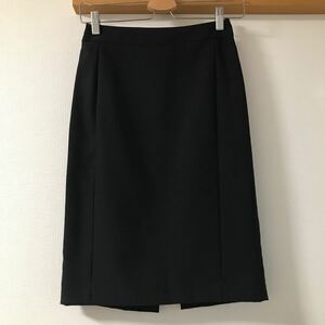 【中古】INED イネド　スカート　サイズ1 ブラック