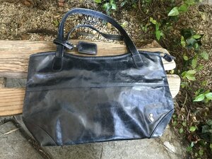 ★　ＰＥＬＬＥ　ＢＯＲＳＡ　ペレボルサ　濃紺　レザー　トートバッグ　レザーバッグ　女性用　レディース　ＢＡＧ