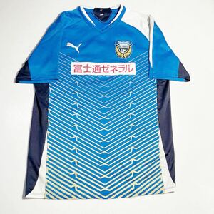 川崎フロンターレ kawasaki frontale 支給 着用 プーマ PUMA プラクティスシャツ トレーニングシャツ Oサイズ