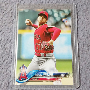 大谷翔平 OHTANI Topps 2018 ルーキーカード ANGELS エンジェルス US1 人気トレカ　美品