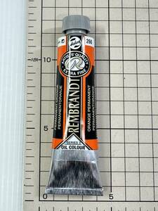 【新品/未使用】パーマネントオレンジ　＃266　9号　REMBRANDT　レンブラント　油絵具　オイルカラー　40ｍｌ　　　　　　