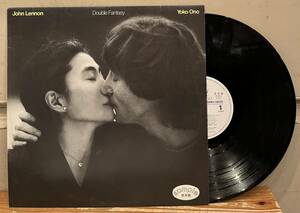 ◇希少!プロモ白ラベル国内盤LP◇オノ・ヨーコ&ジョン・レノン John Lennon & Yoko Ono / ダブル・ファンタジー Double Fantasy (P-10948J)
