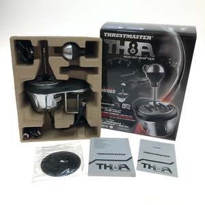 □□ THRUSTMASTER TH8A ADD-ON SHIFTER TVゲーム用コントローラーパーツ やや傷や汚れあり