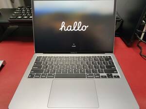 【動作問題なし】Apple MacBookAir(M1/メモリ16GB/SSD512GB) スペースグレー US配列 本体カバー＆画面保護フィルム貼り付け済み