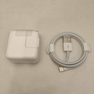 ●未使用 Apple 純正 10W ACアダプタ A1357 ライトニングケーブル USB 充電器 iPad mini付属品●