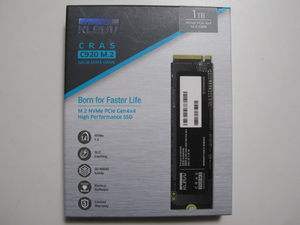 ☆★JUNK PC PARTS★☆ KLEVV CRAS C920 PCIe Gen4 NVMe M.2 2280 SSD 1TB 7000MB/s (使用時間3時間？) ☆-中古/即決有♪ ジャンク