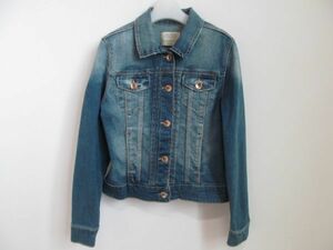 (44578)ZARA　キッズ　ガールズ　デニム　ジャケット　Gジャン　ブルー系　サイズ11ー12　152㎝　USED