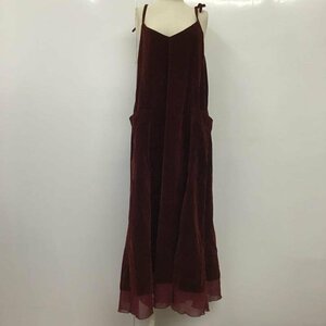 CAROLINA GLASER FREE カロリナ グレイサー ワンピース ロングスカート One-Piece Long Skirt えんじ / ワインレッド / 10100004